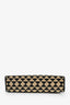 Prada Beige/Black Printed Fabric Large Symbole Tote