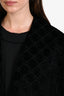Gucci Black Velvet GG Cape Size Medium