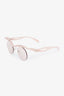 Prada Pink Frame Round Frame Sunglasses