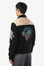 Gucci Black/Cream Wool Disney Embroidered Varsity Jacket Size 48 Mens