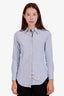 Thom Browne Blue Cotton Button Down Shirt Size 00