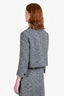 Gucci 2025 Black/White Boucle Cropped Jacket Size 40