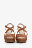 Prada Brown Leather Strappy Sandals Size 37