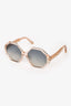 Chloe Rose Translucent Hexagon Sunglasses
