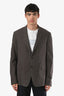Prada Brown Single-Breasted Blazer Size 56R Men's