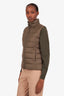 Joseph Green Nylon Zip Up Vest Size 36