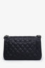 Pre-loved Chanel™ 2011-12 Black Caviar Jumbo Double Flap SHW