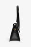 Jacquemus Black Leather 'Le Chiquito' Top Handle