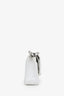 Pre-loved Chanel™ 2006-08 White Caviar Leather Medium Classic Double Flap Bag