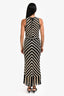 Zimmermann Black/White Crochet Eyelet Top Size 1 + Maxi Fringe Skirt Size 1 Set