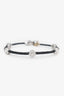Alor Black Cable 14kt White Gold Triple Station Bracelet