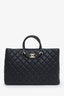 Pre-loved Chanel™ 2019 Black Quilted Caviar Large Coco Allure Shopping Tote