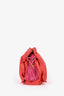 Loewe Red Leather Pink Straps Tassel Flamenco Bag GHW