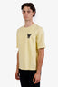 Hermès Yellow Cotton Logo T-Shirt Size S Mens