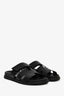 Hermès Black Leather Chypre Sandals Size 39