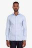 Tom Ford Blue Cotton Button-Up Shirt Size 39 Mens