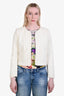 Rag & Bone Cream Tweed Whipstitch 'Cheyenne' Jacket Size 4