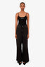 Ganni Washed Black Wide Leg Jeans Size 32