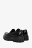 Celine Black Leather Triomphe Chunky Loafers Size 42 Mens