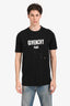 Givenchy Black Distressed Logo Short Sleeve T-Shirt Size M Men's