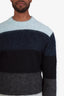 Acne Studios Blue Striped Mohair Wool Sweater Size XXS Mens
