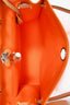 Hermès 2015 Orange Canvas and Leather Herbag 31
