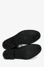 Burberry Black Rubber Check Band Rubber Boots Size 36