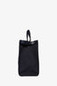 Fendi Navy Canvas FF Peekaboo Leather-Trimmed X-Tote Bag