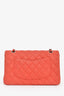 Pre-loved Chanel™ 2014 Pink Caviar Leather Medium Classic Double Flap