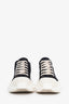 Rick Owens DRKSHDW Black Canvas 'Abstract' Low Sneakers Size 37