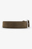 Loro Piana Green Suede Belt Size 100/40 Men's