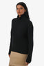 Burberry Black Cashmere Knit Turtleneck Sweater Size S