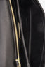Roger Vivier Black Satin 'Efflorescence' Clutch with Chain Strap