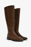 Bottes cavalières Stuart Weitzman en cuir marron, taille 36