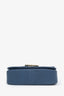 Pre-loved Chanel™ 2016-17 Navy Caviar Quilted Leather Paris-Cuba Thread Around Flap Bag