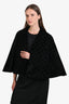 Gucci Black Velvet GG Cape Size Medium