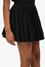 Red Valentino Black Pleated Mini Skort Size 38