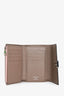 Louis Vuitton Pink Grained Leather Victorine Wallet