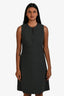 Theory Grey Wool Blend Mini Dress Size 4