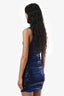 Alexandre Vautier Blue Sequin Mini Dress Size 38