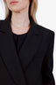 Smythe Black Single Button Blazer Mini Dress Size 2