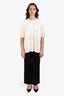 Comme des Garcons Black Wool Pleated Panelled Pants Size M