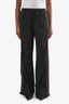 Pantalon Leam Almes noir/marron à déchirure, taille S