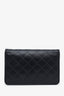 Pre-loved Chanel™ 2014 Black Calfskin Quilted Cambon Ligne Wallet On Chain
