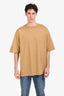 Gucci Camel Cotton Short Sleeve T-Shirt Size L Mens