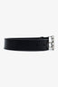 Balenciaga Black Leather BB Belt Size 80