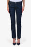 EB Dark Blue Denim Straight Leg Jean Size 24