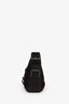 Saint Laurent Black Pony Hair Leather Buckle Shoulder Bag
