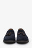 Mocassins à pampilles en daim bleu Brunello Cucinelli taille 42,5 homme