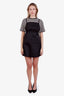 Prada Black Nylon Babydoll Mini Dress Size 38